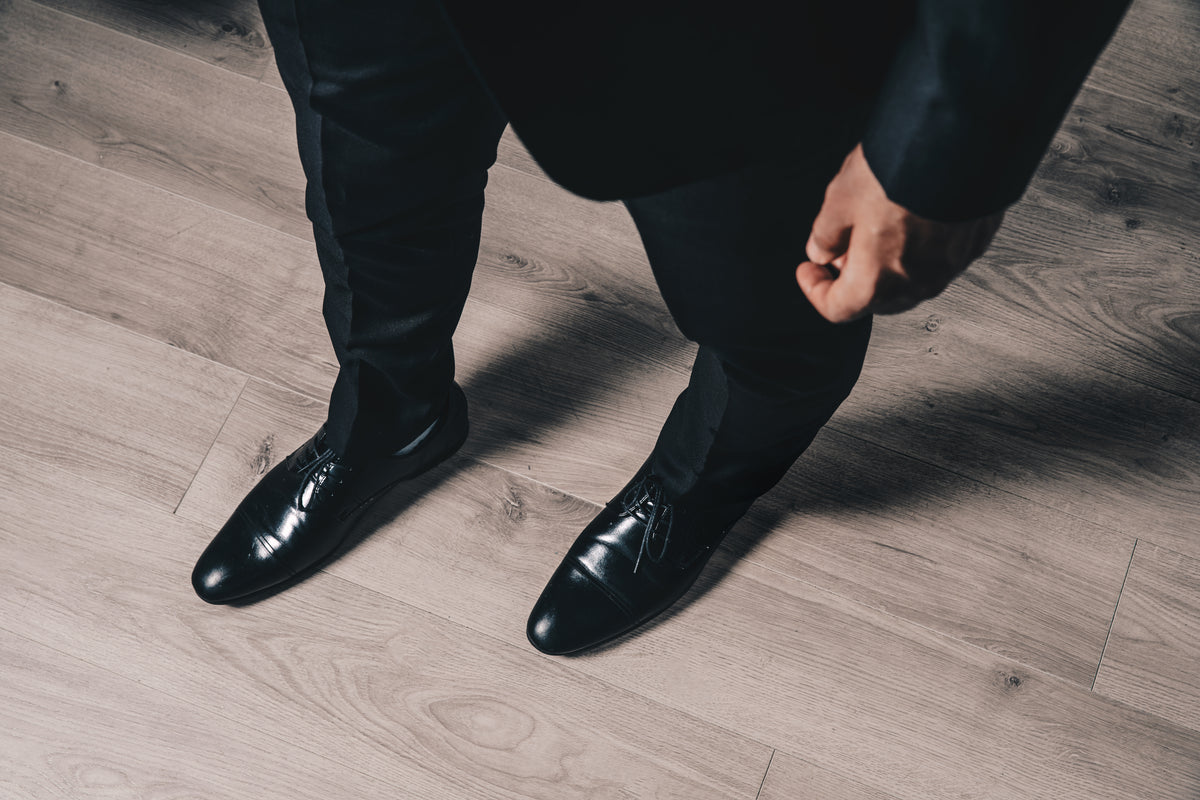 Italian Leather Chelsea Boots — Black